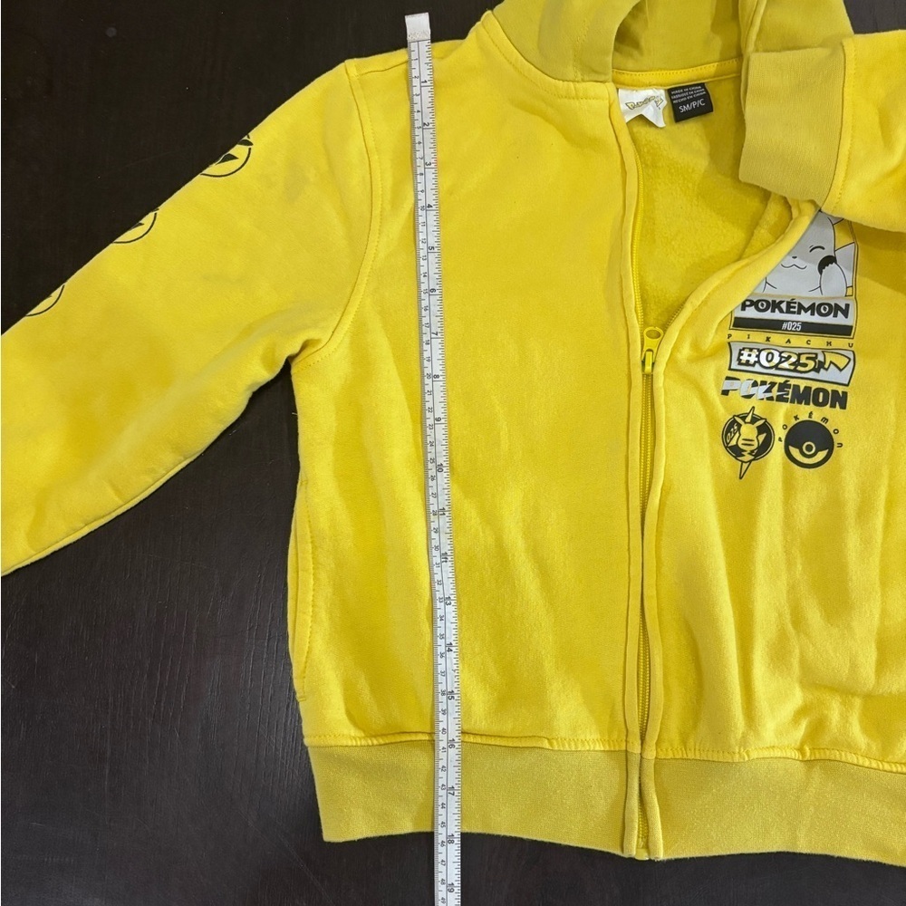 Pokémon Zippered Hooded Sweatshirt Kids Size Small - Picture 11 of 12
